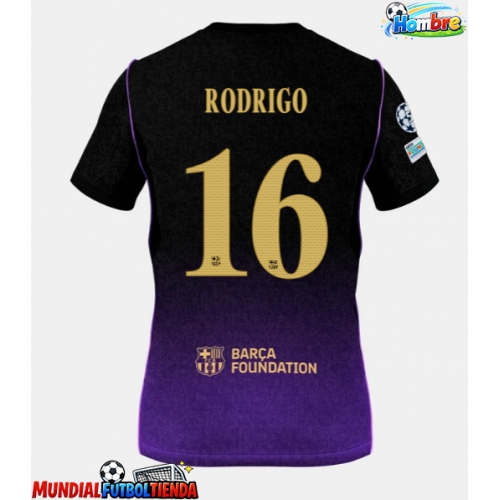 Camiseta Barcelona Rodri Hernandez #16 Segunda Equipación Replica 2026-27 mangas cortas